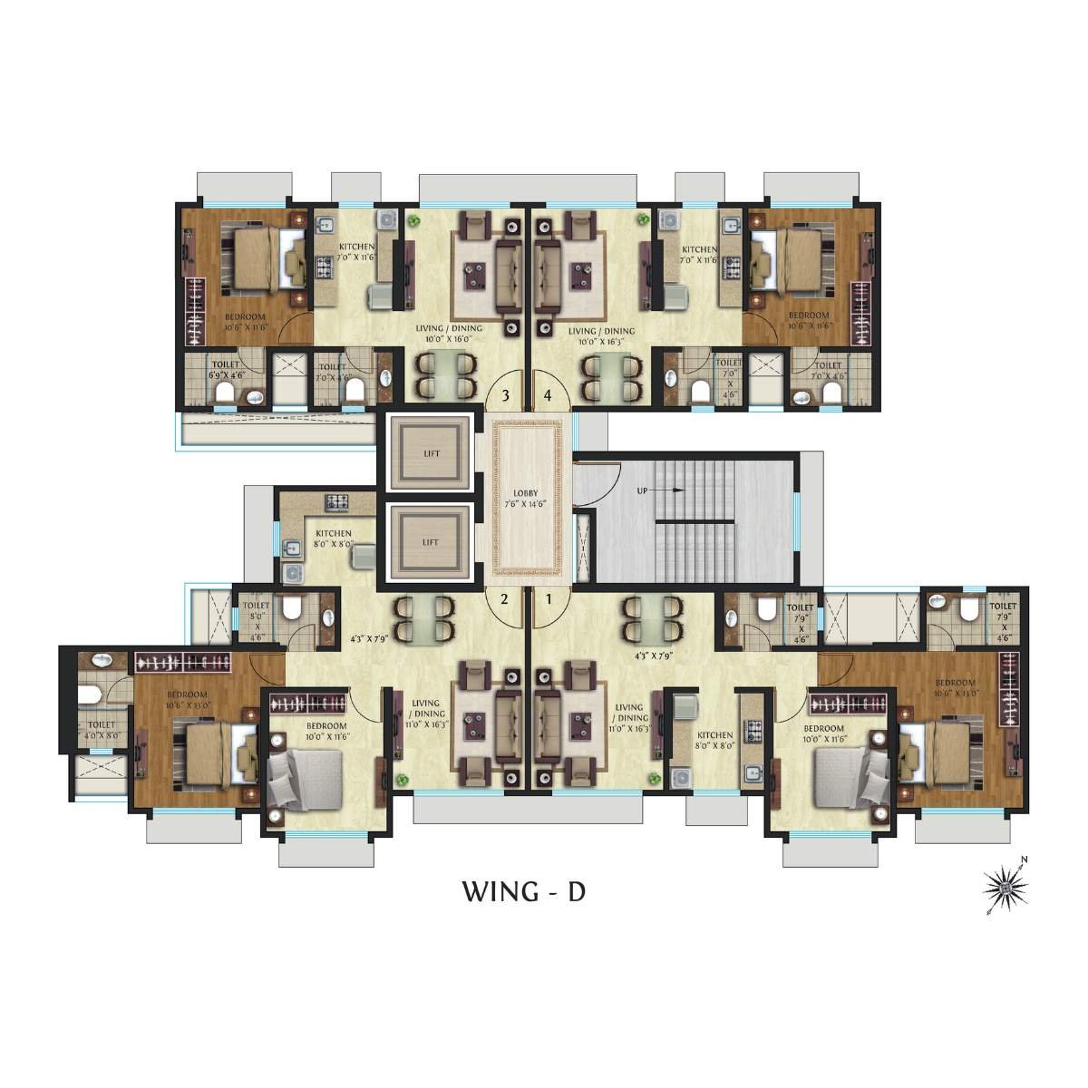 Crescent-Nexus-Floor-Plan-Wing-D